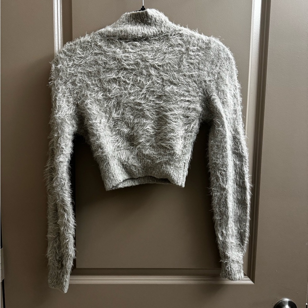 Fashion Nova Soft Gray Turtleneck Sweater
